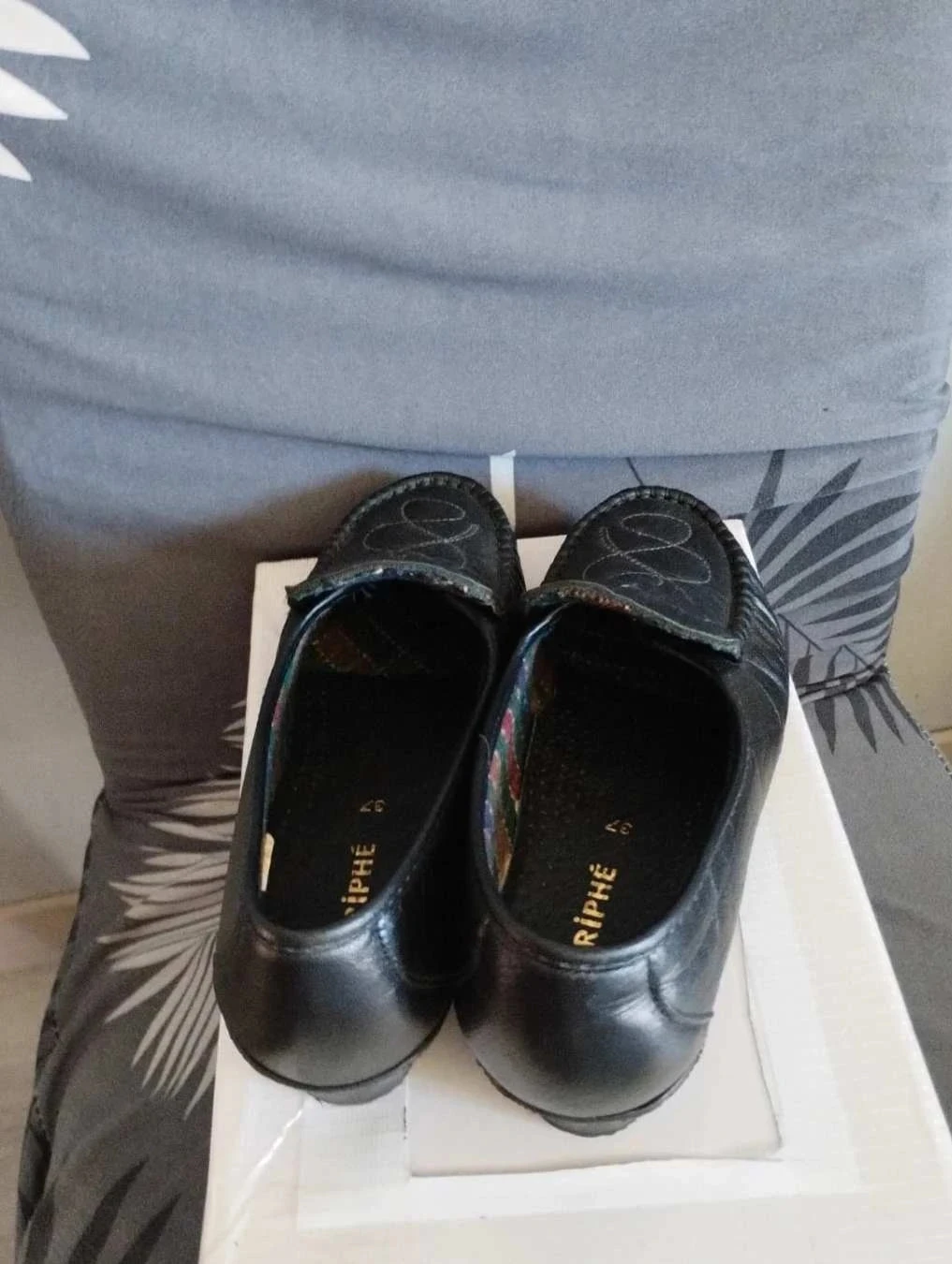 Tênis feminino, couro, preto, Seriphe, P37 – photo 3